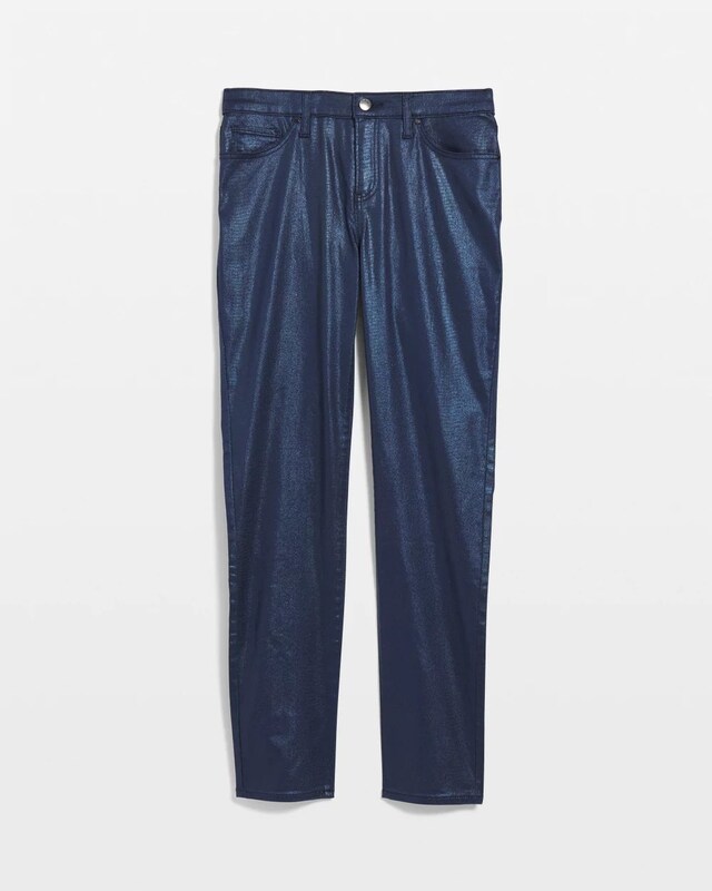 Girlfriend Coated Ankle Jeans - image 5